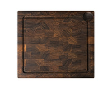 Load image into Gallery viewer, Walnut End-Grain Wood Cutting Board